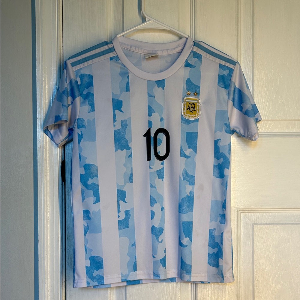 Kids MESSI Argentina Soccer Jersey